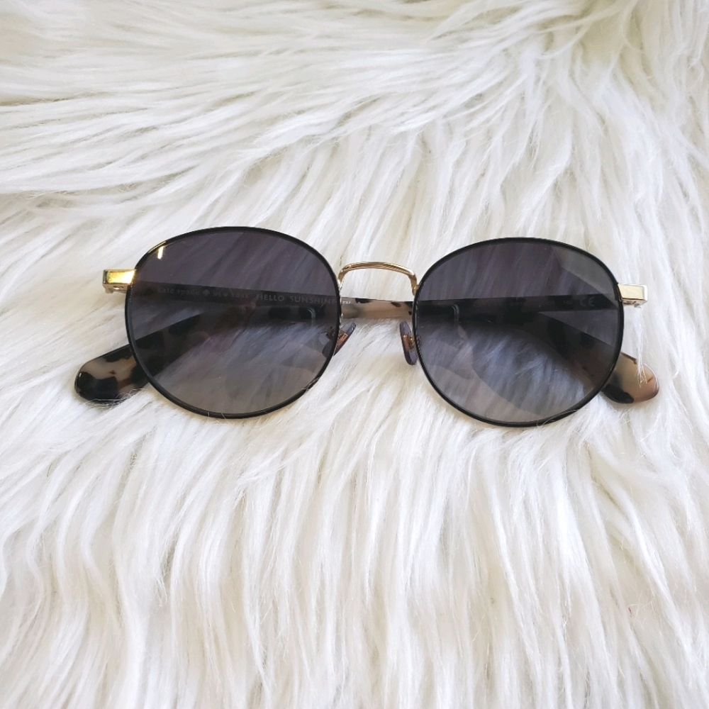 Kate Spade Adelais Round/Oval Tortoise Sunglasses